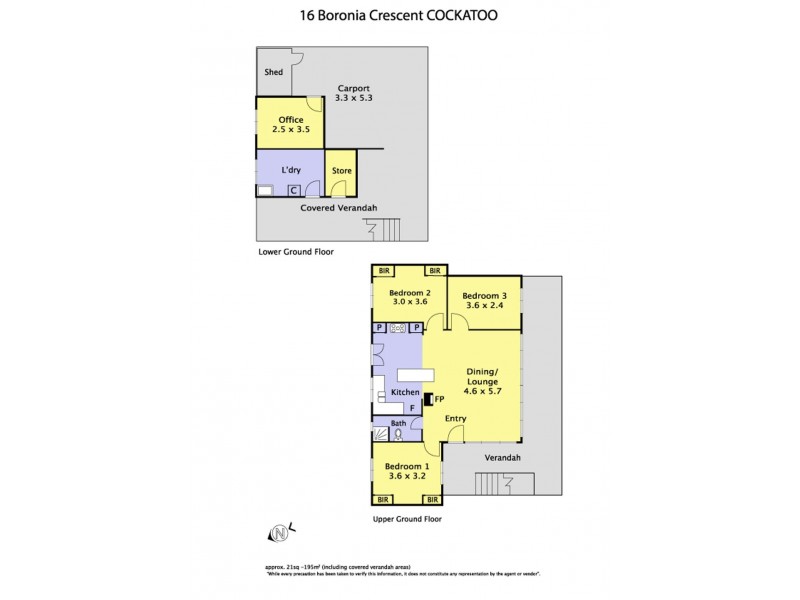 16 Boronia Crescent, Cockatoo VIC 3781 Floorplan