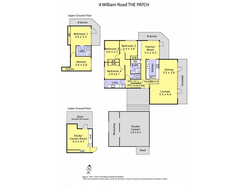 4 William Road, The Patch VIC 3792 Floorplan