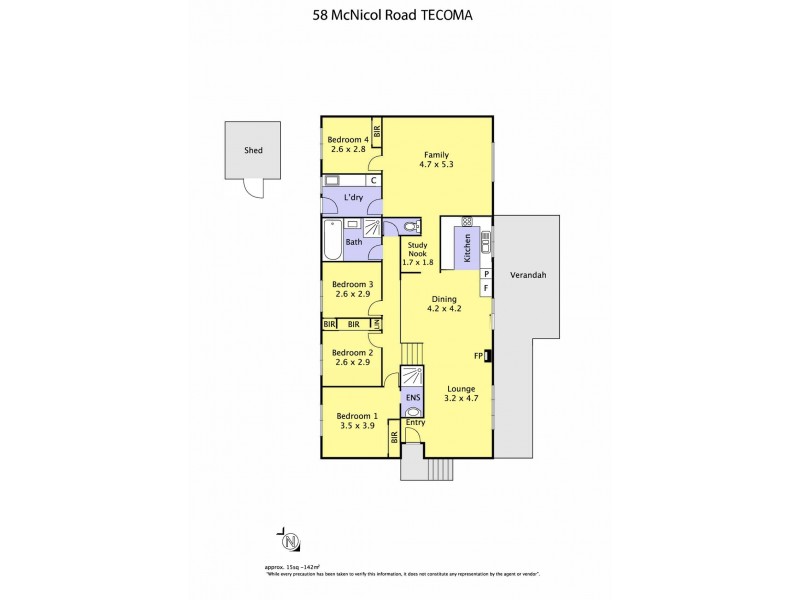 58 McNicol Road, Belgrave VIC 3160 Floorplan