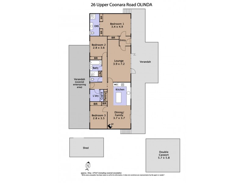 26 Upper Coonara Road, Olinda VIC 3788 Floorplan