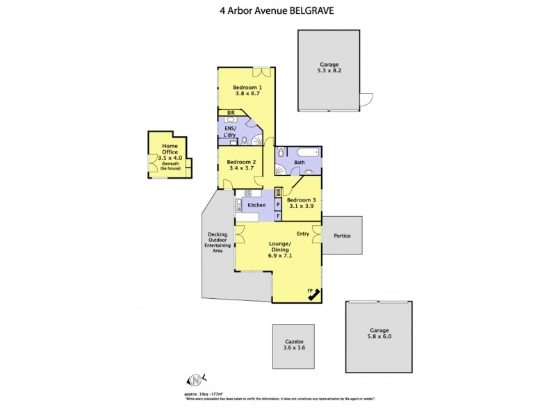 4 Arbor Avenue, Belgrave VIC 3160 Floorplan