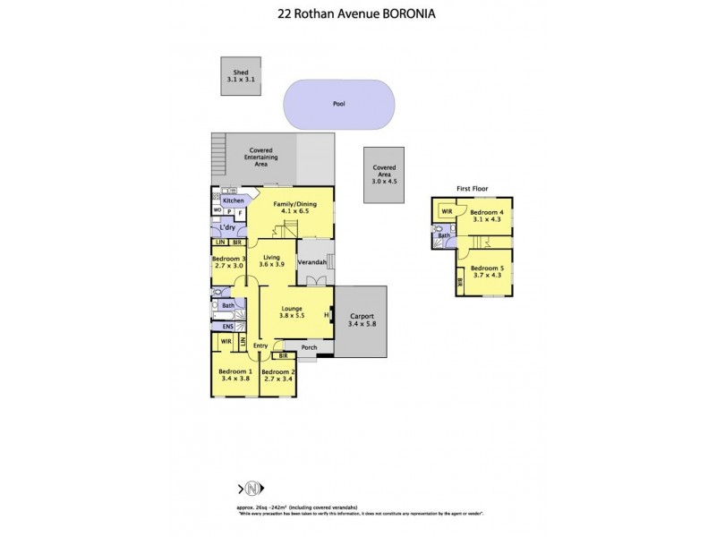 22 Rothan Avenue, Boronia VIC 3155 Floorplan