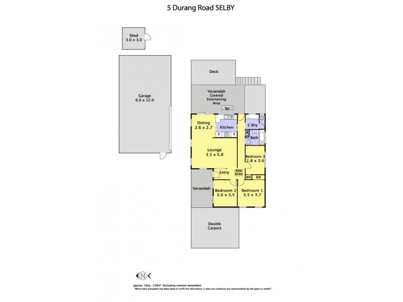 5 Durang Road, Selby VIC 3159 Floorplan