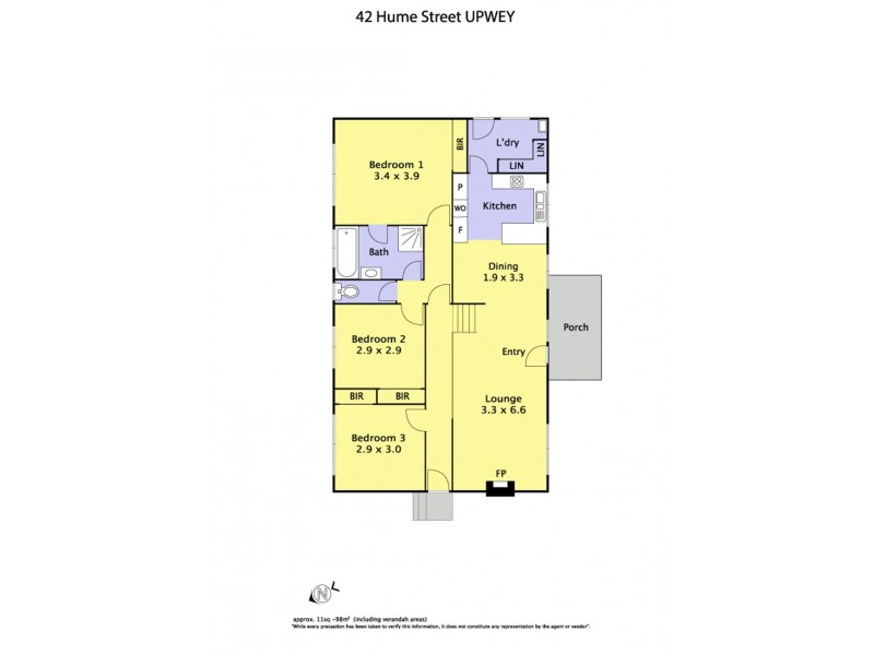 42 Hume Street, Upwey VIC 3158 Floorplan