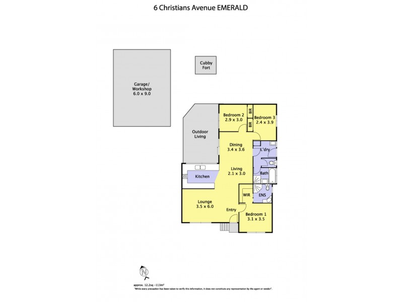 6 Christians Avenue, Emerald VIC 3782 Floorplan