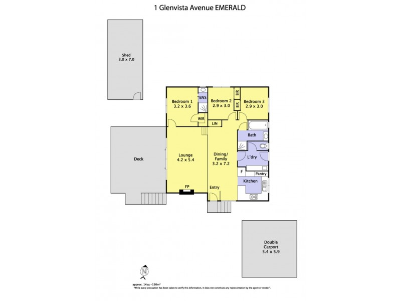 1 Glenvista Avenue, Emerald VIC 3782 Floorplan