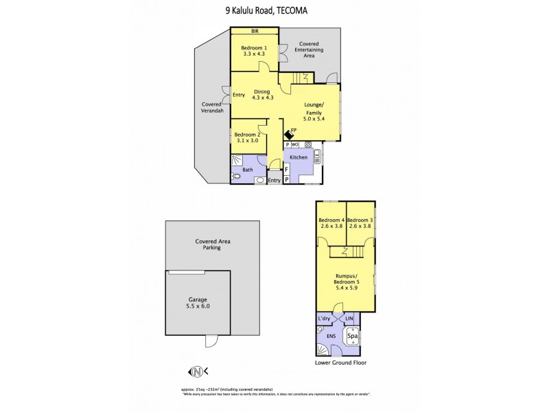 9 Kalulu Road, Tecoma VIC 3160 Floorplan