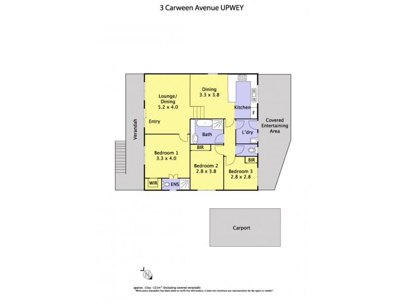 3 Carween Avenue, Upwey VIC 3158 Floorplan