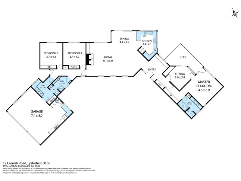 12 Cornish Road, Lysterfield VIC 3156 Floorplan