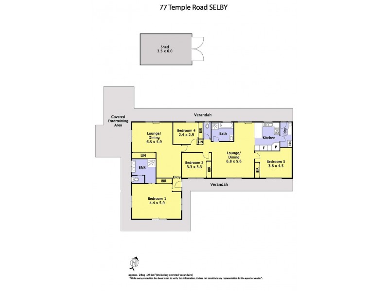 77 Temple Road, Selby VIC 3159 Floorplan