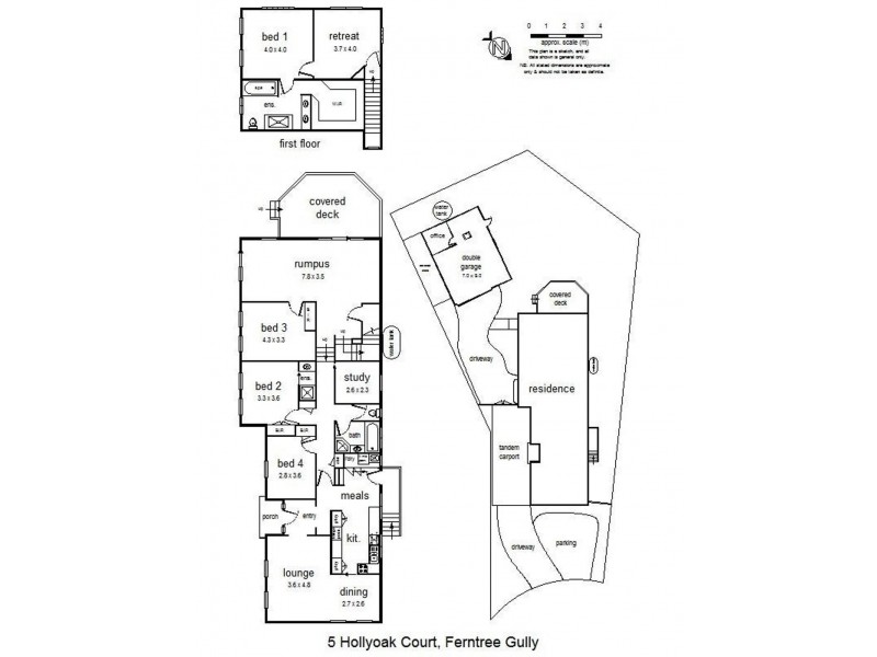 5 Hollyoak Court, Ferntree Gully VIC 3156 Floorplan