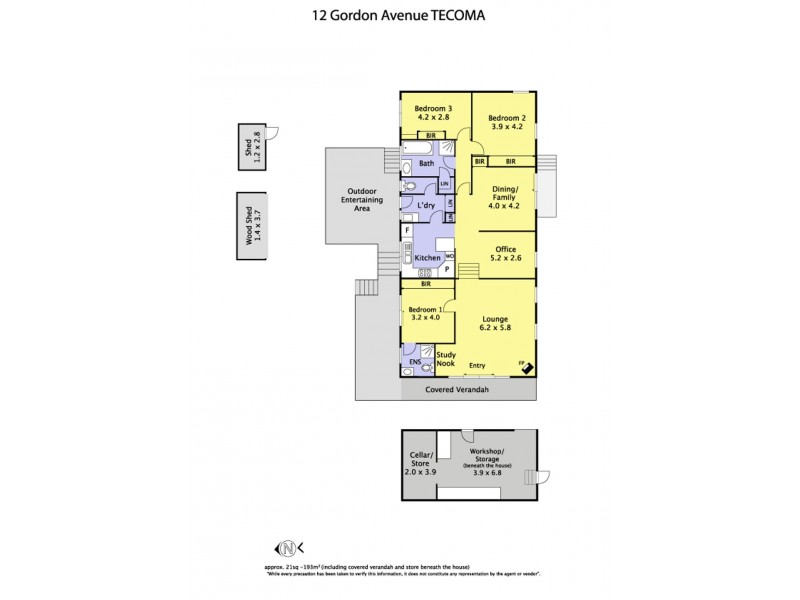 12 Gordon Avenue, Tecoma VIC 3160 Floorplan