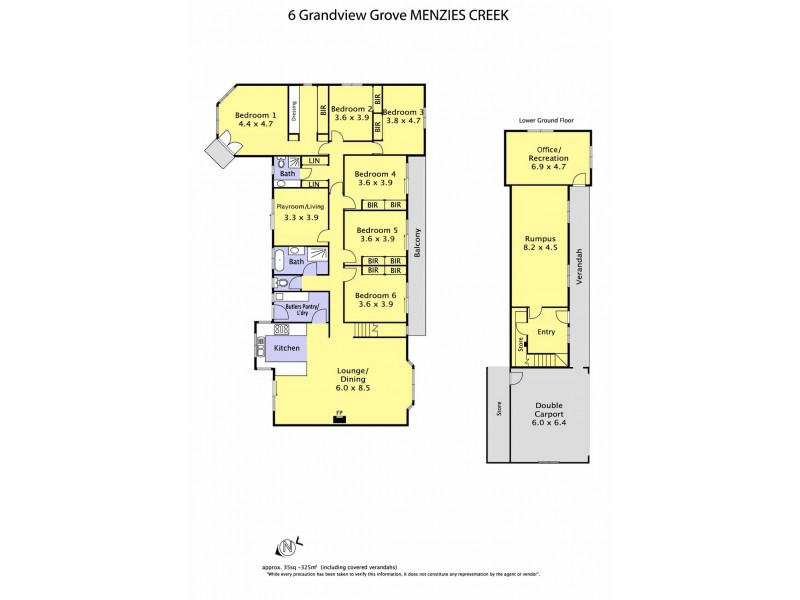 6 Grandview Grove, Menzies Creek VIC 3159 Floorplan