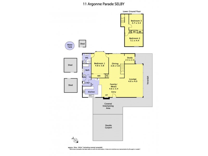 11 Argonne Parade, Selby VIC 3159 Floorplan