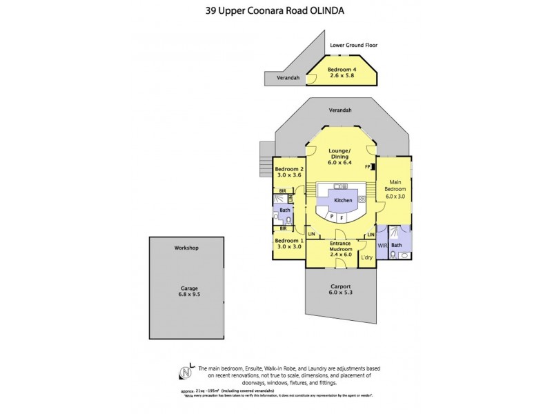 39 Upper Coonara Road, Olinda VIC 3788 Floorplan