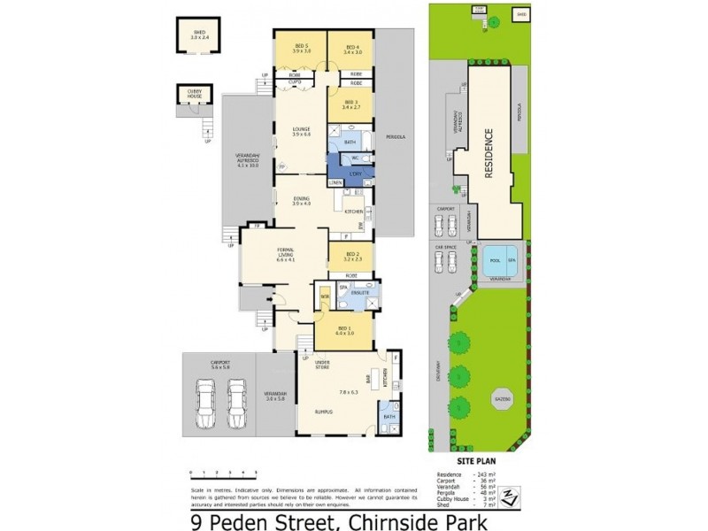 9 Peden Street, Chirnside Park VIC 3116 Floorplan