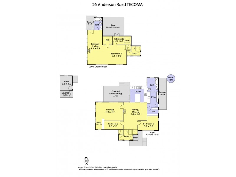 26 Anderson Road, Tecoma VIC 3160 Floorplan