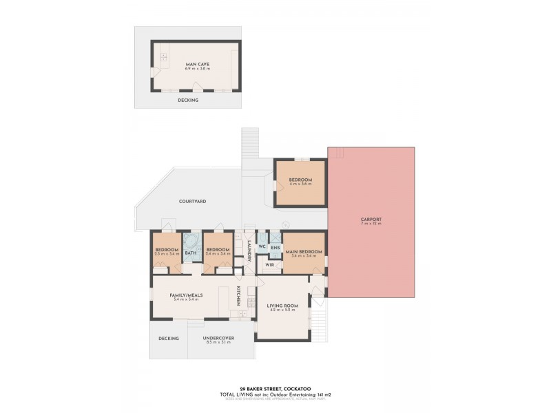 29 Baker Street, Cockatoo VIC 3781 Floorplan