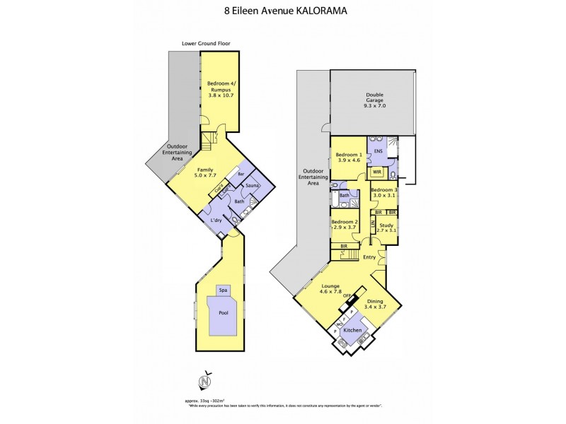 8 Eileen Avenue, Kalorama VIC 3766 Floorplan