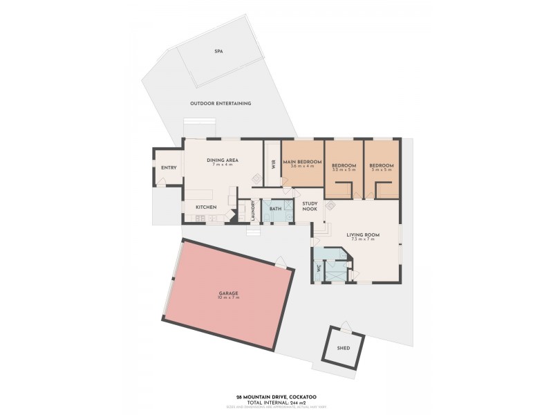 28 Mountain Road, Cockatoo VIC 3781 Floorplan