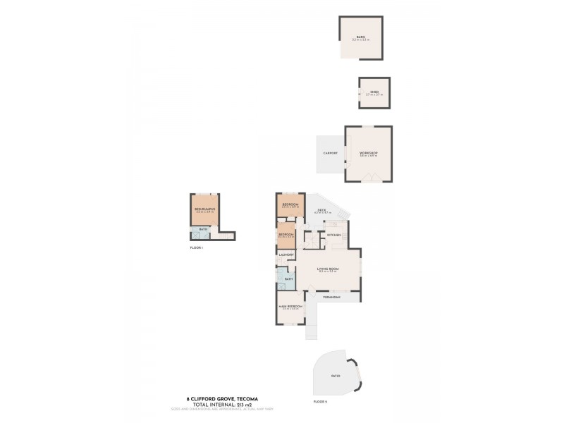 8 Clifford Grove, Tecoma VIC 3160 Floorplan