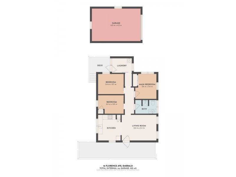 16 Florence Avenue, Emerald VIC 3782 Floorplan