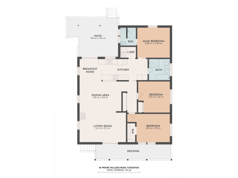 96 Woori Yallock Road, Cockatoo VIC 3781 Floorplan