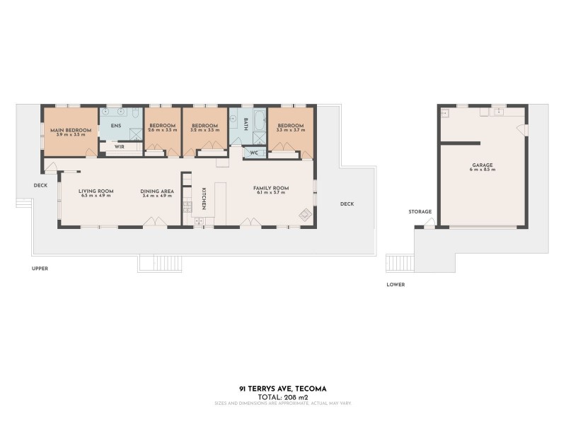 91 Terrys Avenue, Tecoma VIC 3160 Floorplan