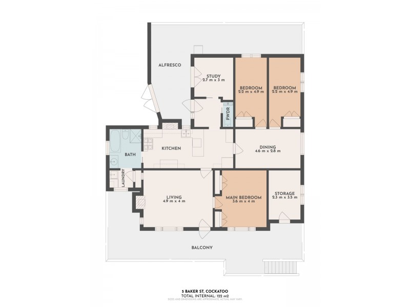 5 Baker Street, Cockatoo VIC 3781 Floorplan
