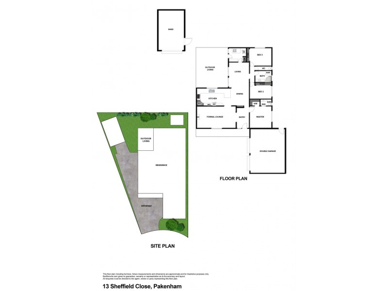 13 Sheffield Close, Pakenham VIC 3810 Floorplan