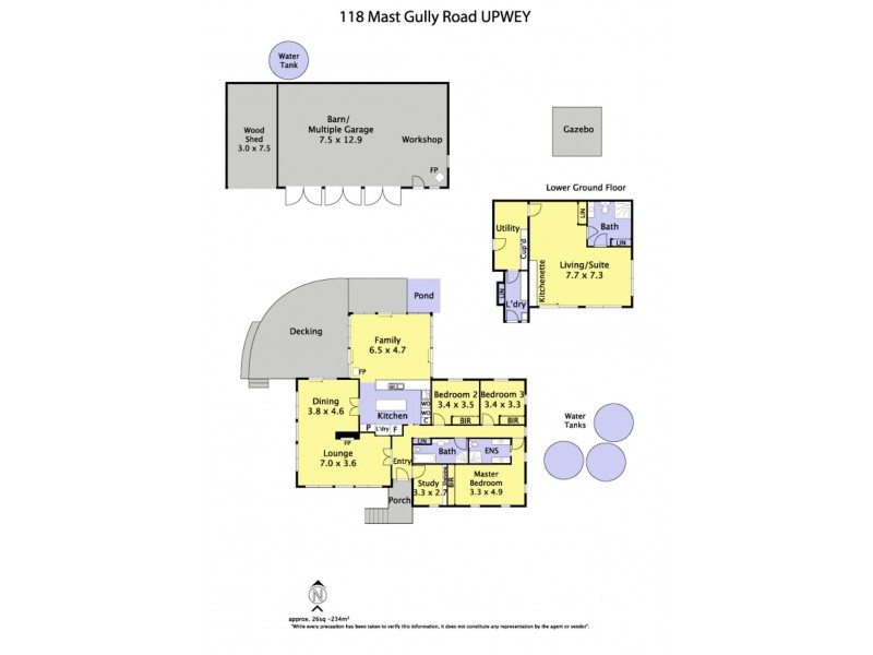 118-124 Mast Gully Road, Upwey VIC 3158 Floorplan