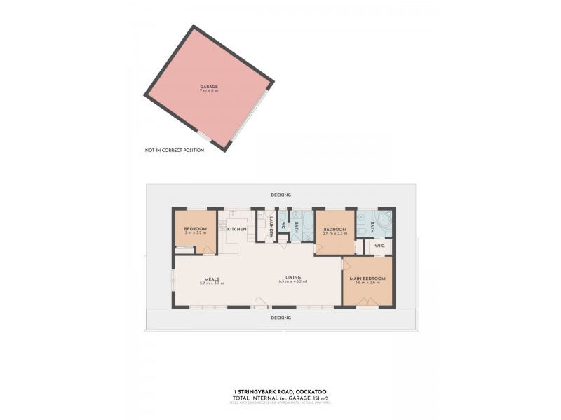 1 Stringybark Road, Cockatoo VIC 3781 Floorplan