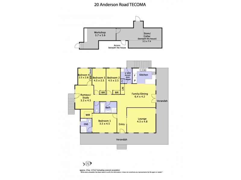 20 Anderson Road, Tecoma VIC 3160 Floorplan