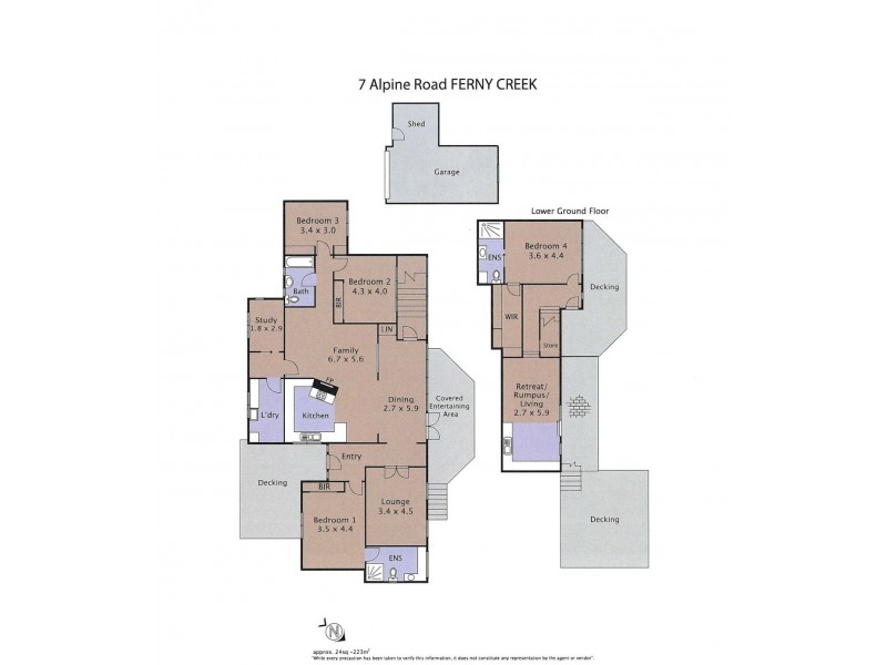 7 Alpine Road, Ferny Creek VIC 3786 Floorplan