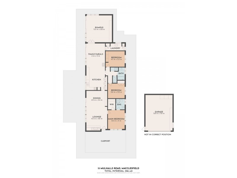 13 Mulhalls Road, Macclesfield VIC 3782 Floorplan