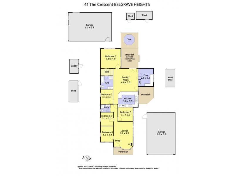 41 The Crescent, Belgrave Heights VIC 3160 Floorplan