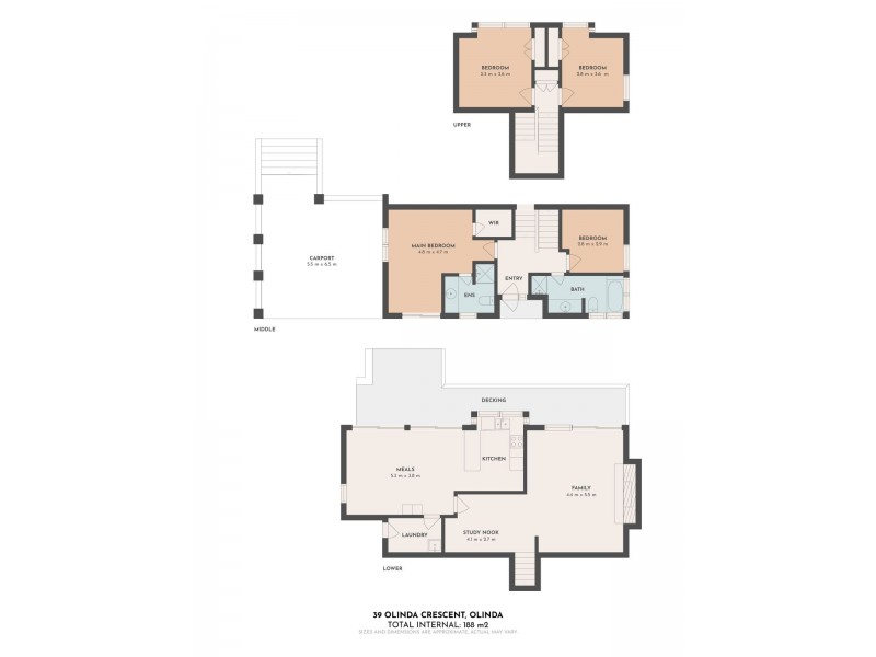 39 Olinda Crescent, Olinda VIC 3788 Floorplan