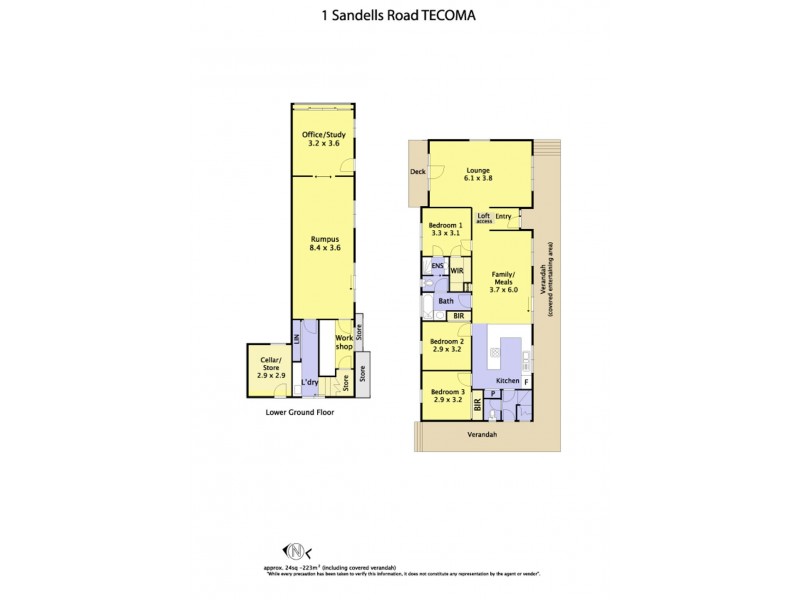 1 Sandells Road, Tecoma VIC 3160 Floorplan