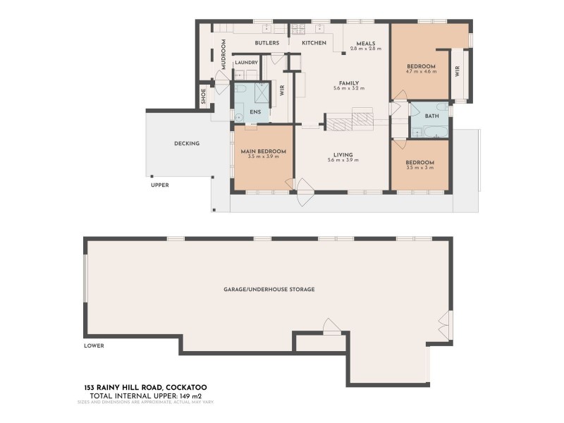 153 Rainy Hill Road, Cockatoo VIC 3781 Floorplan