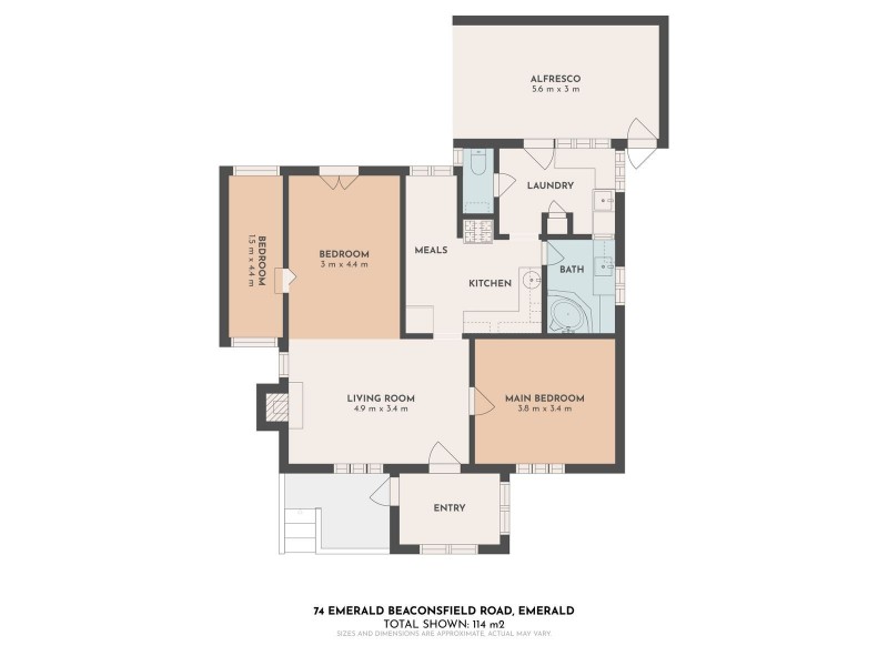 74 Beaconsfield-Emerald Road, Emerald VIC 3782 Floorplan