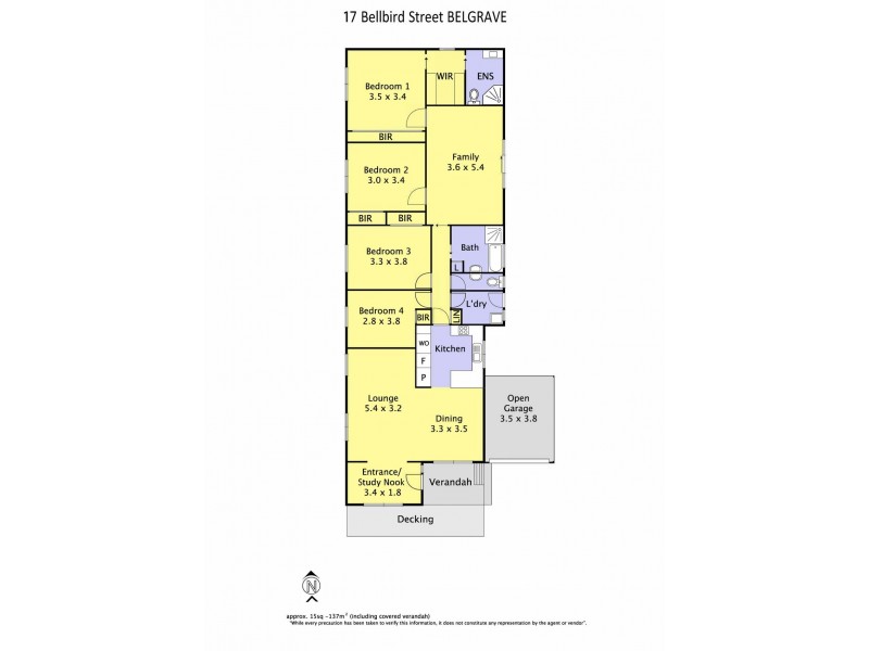 17 Bellbird Street, Belgrave VIC 3160 Floorplan