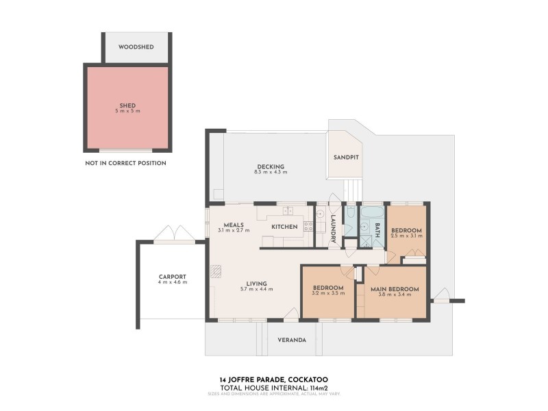 14 Joffre Parade, Cockatoo VIC 3781 Floorplan