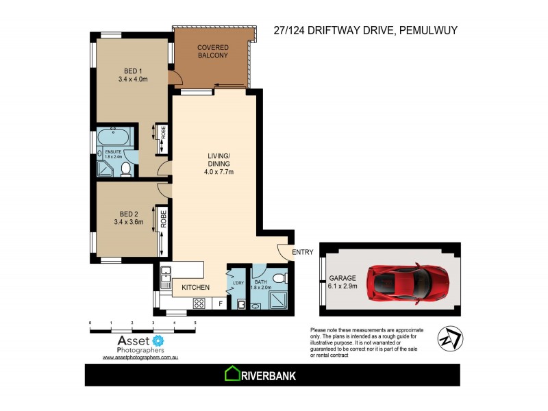 27/124 Driftway Drive, Pemulwuy NSW 2145 Floorplan