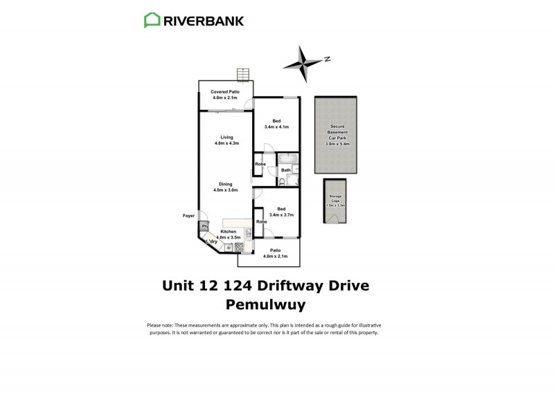 12/124 Driftway Drive, Pemulwuy NSW 2145 Floorplan