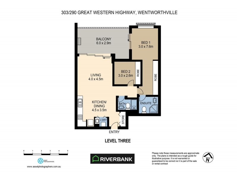 303/288A-290 Great Western HWY, Wentworthville NSW 2145 Floorplan