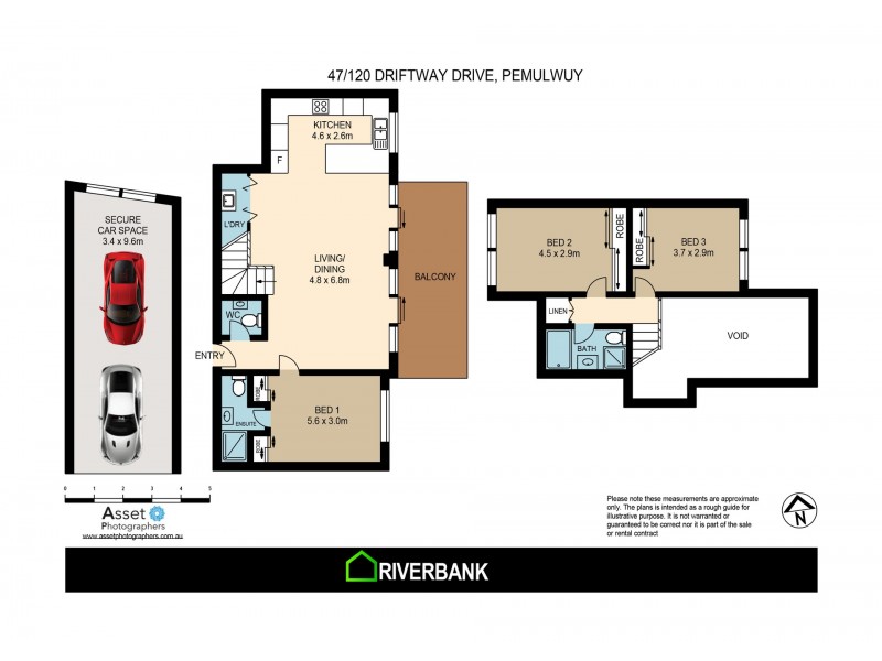 47/120 Driftway Dr, Pemulwuy NSW 2145 Floorplan