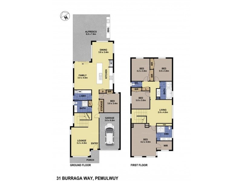 31 Burraga Way, Pemulwuy NSW 2145 Floorplan