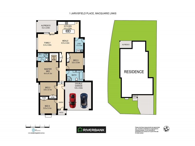 1 Jarvisfield Place, Macquarie Links NSW 2565 Floorplan