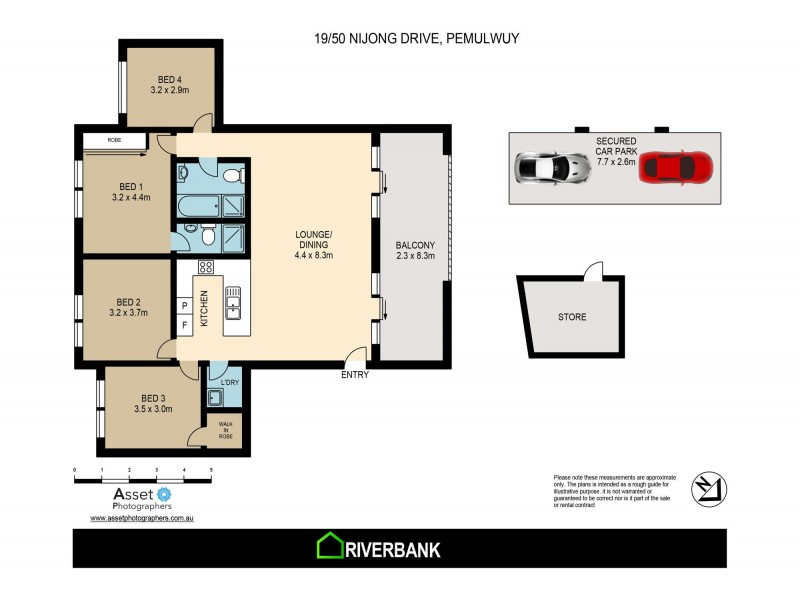 19/50 Nijong Drive, Pemulwuy NSW 2145 Floorplan