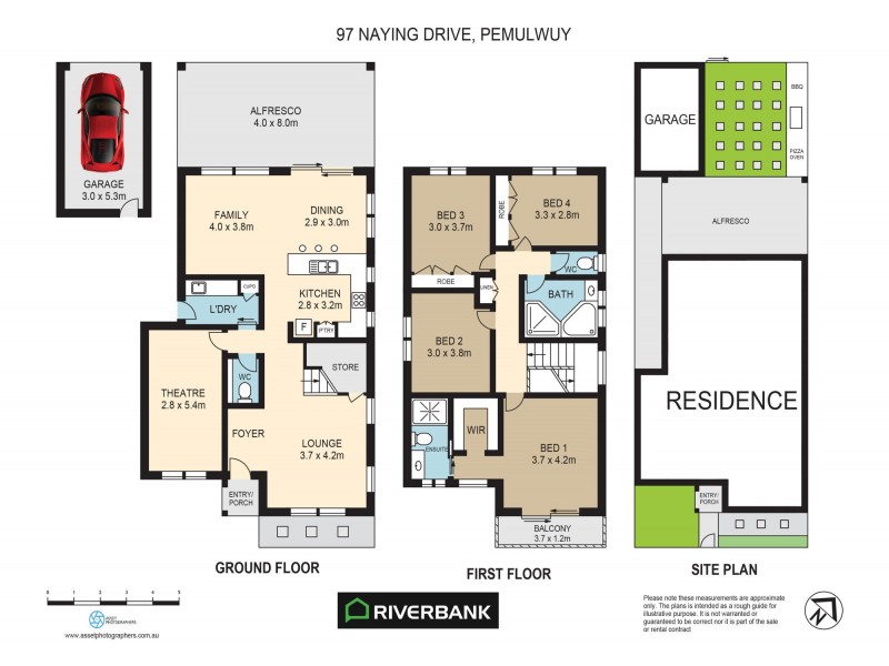 97 Naying Drive, Pemulwuy NSW 2145 Floorplan